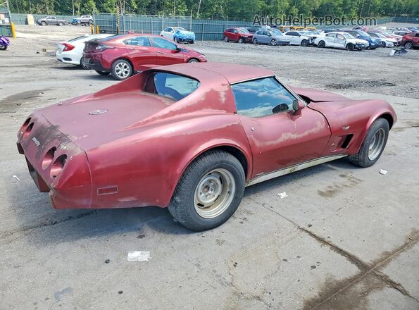 1Z37L7S432548 1977 CHEVROLET CORVETTE Красный Передняя правая четверть