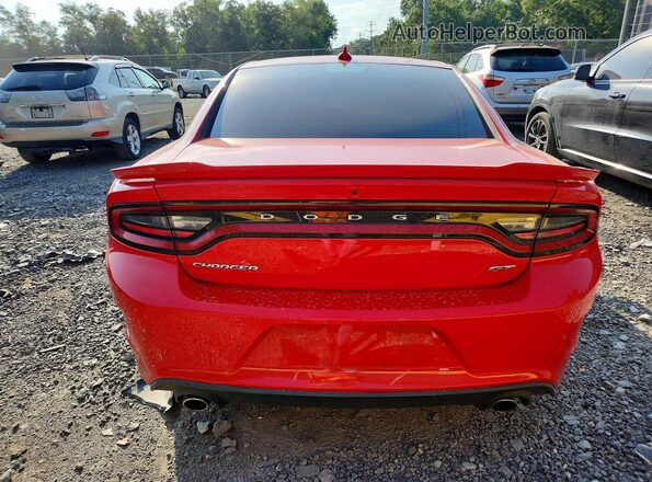 2C3CDXHG5NH161107 2022 DODGE CHARGER Red Front interior view