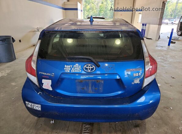 JTDKDTB39G1128926 2016 TOYOTA PRIUS Blue წინა სალონის ხედი