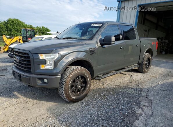 1FTEW1EF1GFA13502 2016 FORD F150 Серый Задняя левая четверть
