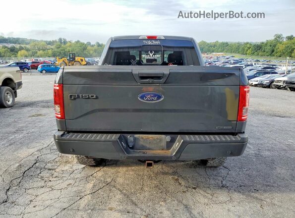 1FTEW1EF1GFA13502 2016 FORD F150 Серый Вид салона спереди
