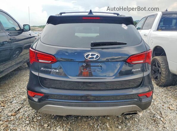 5XYZU3LB7HG393219 2017 HYUNDAI SANTA Black Вид салону спереду