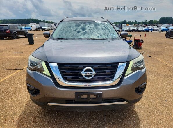 5N1DR2MN1JC623437 2018 NISSAN PATHFINDER Gray Rear view