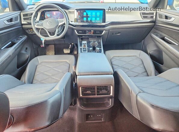 1V2HE2CA2RC234378 2024 VOLKSWAGEN ATLAS Blue Vista del cuadro de instrumentos