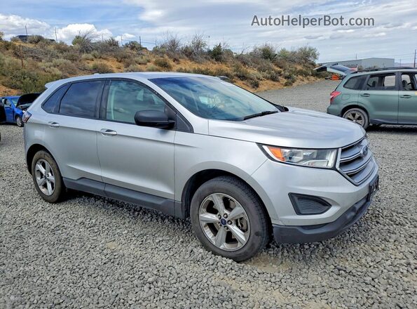 2FMPK4G98GBB78313 2016 FORD EDGE Серебряный Вид спереди