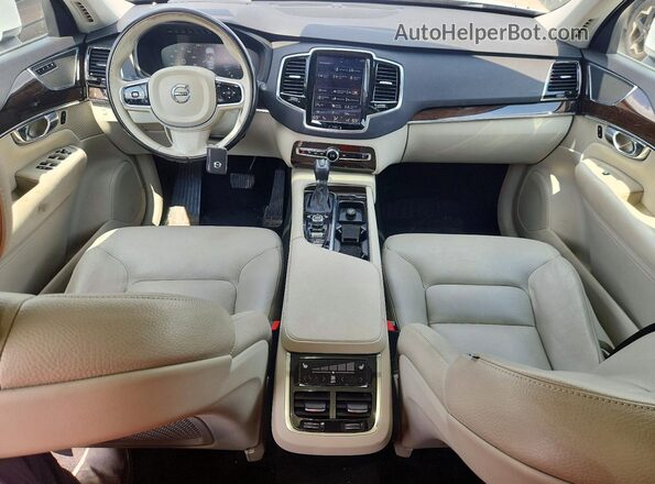 YV4A22PK6G1041297 2016 VOLVO XC90 White Вид щитка приладів