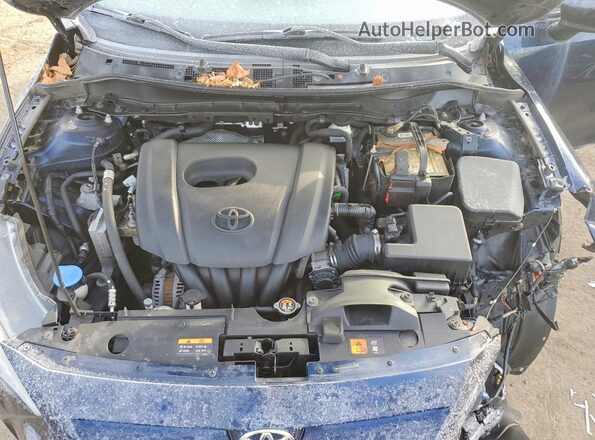 3MYDLBYV1HY161299 2017 TOYOTA YARIS Blue ძრავის განყოფილების ხედი