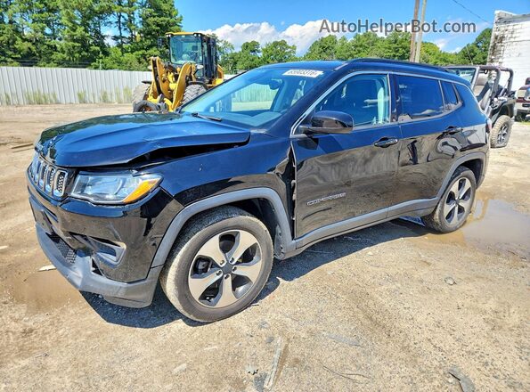 3C4NJCBB4JT124943 2018 JEEP COMPASS Black უკანა მარცხენა