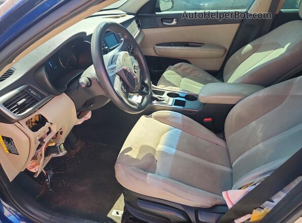 5XXGT4L38GG115814 2016 KIA OPTIMA Blue Vista del salpicadero