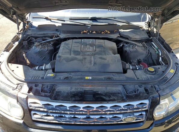 SALWR2FV9HA176185 2017 LAND ROVER RANGE Black Engine compartment view