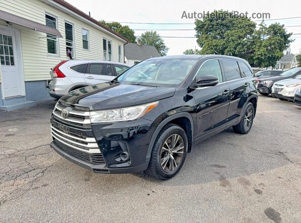 5TDBZRFH9JS904623 2018 TOYOTA HIGHLANDER Black უკანა მარჯვენა
