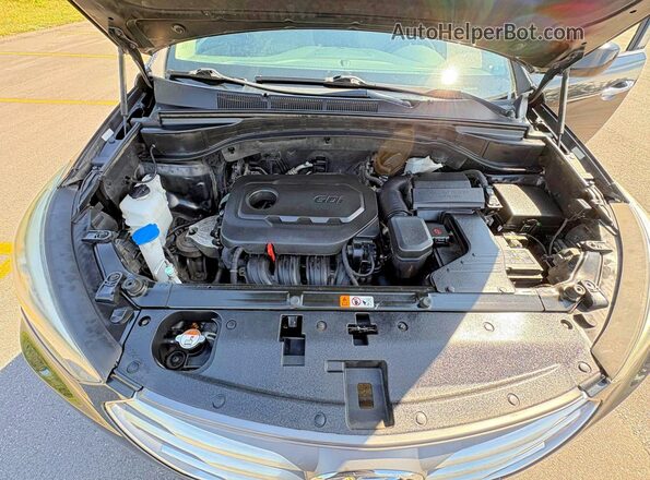 5XYZTDLB9JG562316 2018 HYUNDAI SANTA Black Front interior view