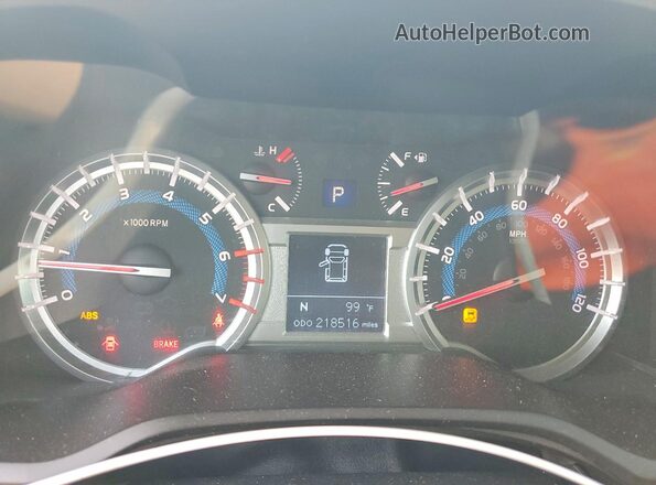 JTEBU5JR3G5311096 2016 TOYOTA 4RUNNER Red Հետևի նստատեղերի տեսք