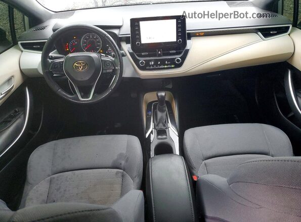 JTDS4RCE1LJ028963 2020 TOYOTA COROLLA Серебряный Вид щитка приборов