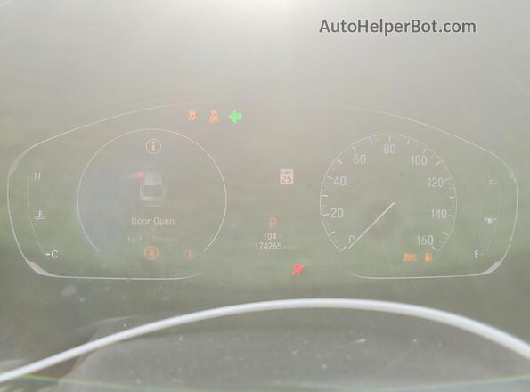 1HGCV1F10KA068348 2019 HONDA ACCORD Gray Widok tylnych siedzeń