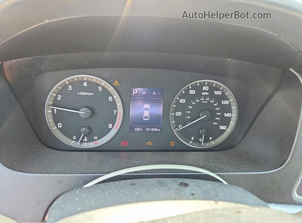 5NPE24AFXGH375823 2016 HYUNDAI SONATA White Widok tylnych siedzeń