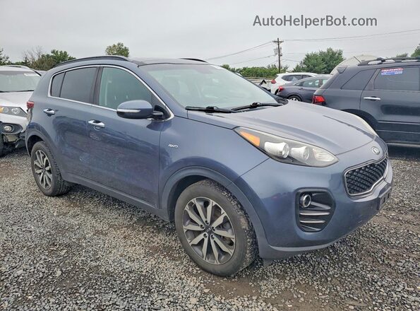 KNDPNCAC6K7495969 2019 KIA SPORTAGE Blue Widok z przodu