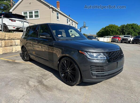 SALGS2SE4NA469065 2022 LAND ROVER RANGE Black Вид спереду