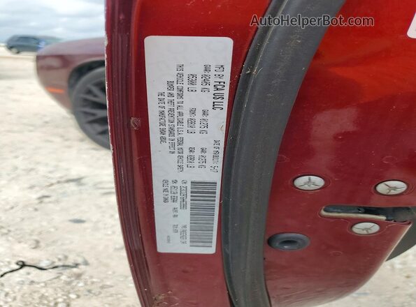 2C3CDZBT6HH639993 2017 DODGE CHALLENGER Красный Вид наклейки с VIN-кодом