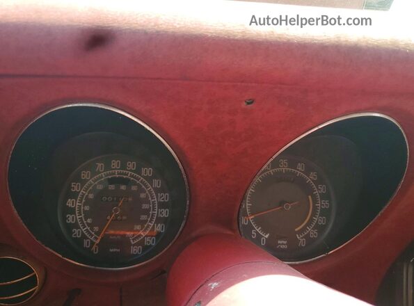1Z37L7S432548 1977 CHEVROLET CORVETTE Красный Вид задних сидений