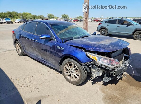 5XXGT4L38GG115814 2016 KIA OPTIMA Blue Vista frontal