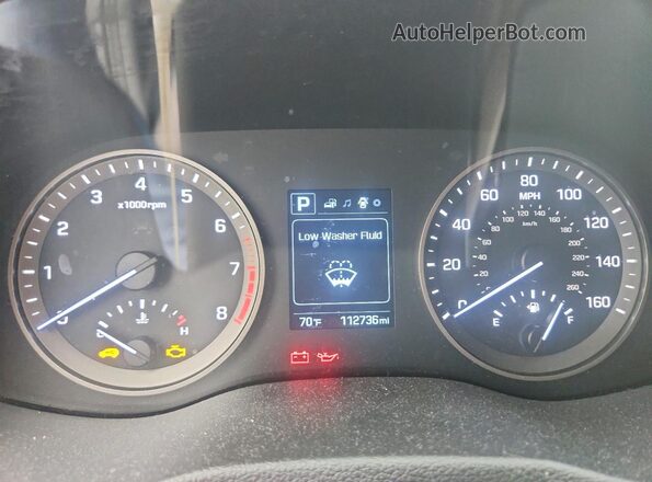 KM8J3CA22HU265032 2017 HYUNDAI TUCSON Gray უკანა სავარძლების ხედი