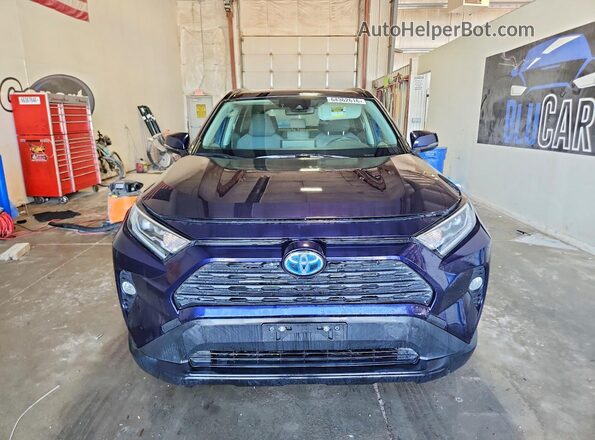JTMR6RFV2MD013148 2021 TOYOTA RAV4 Blue Rear view