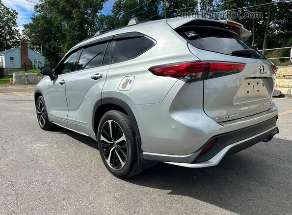 5TDLZRBH1NS216003 2022 TOYOTA HIGHLANDER Gray Tył prawy