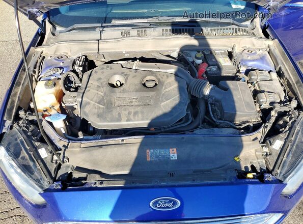 3FA6P0T96GR290633 2016 FORD FUSION Синий Вид подкапотного пространства