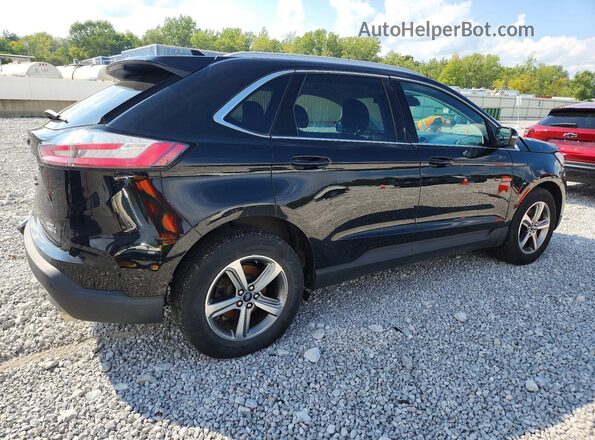 2FMPK4J90KBC58190 2019 FORD EDGE Black Delantero derecho