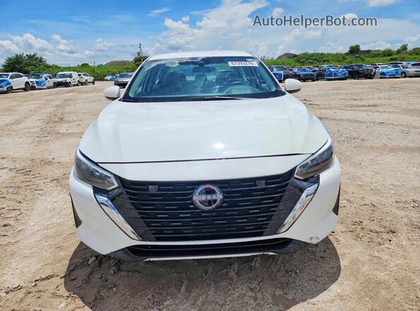 3N1AB8CVXSY306980 2025 NISSAN SENTRA White Rear view