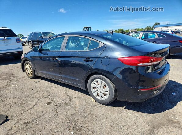 KMHD74LFXHU090486 2017 HYUNDAI ELANTRA Black Задня права чверть