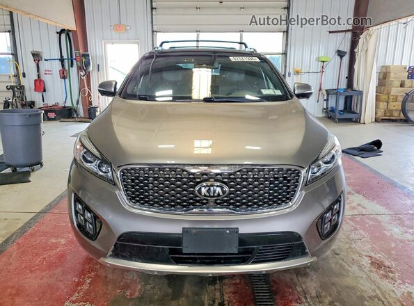 5XYPKDA53HG256827 2017 KIA SORENTO Silver Widok z tyłu
