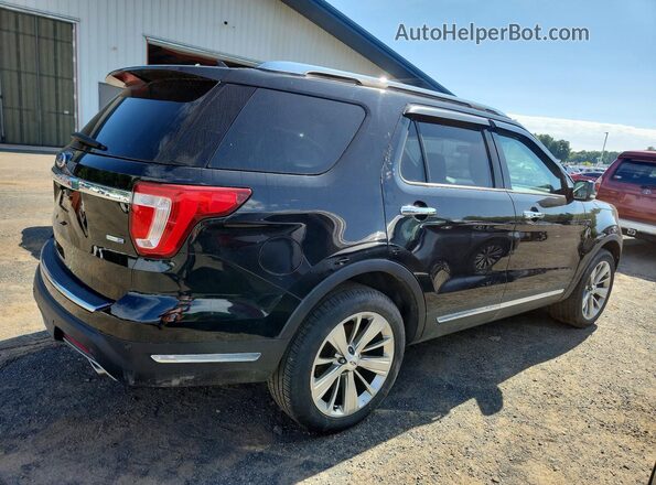 1FM5K8FH8JGB98309 2018 FORD EXPLORER Black წინა მარჯვენა