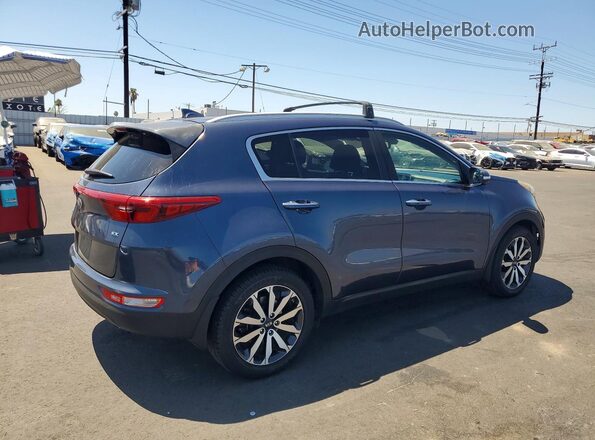 KNDPN3AC2K7520558 2019 KIA SPORTAGE Синий Передняя правая четверть