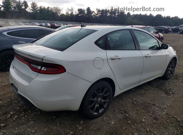 1C3CDFAA5GD577514 2016 DODGE DART White Delantero derecho