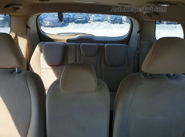 KNDMB5C19G6163850 2016 KIA SEDONA Maroon Rear interior view