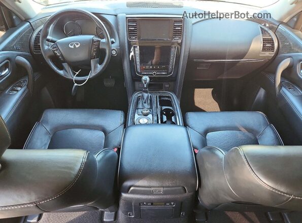 JN8AZ2AF5M9719470 2021 INFINITI QX80 Black Widok zestawu wskaźników