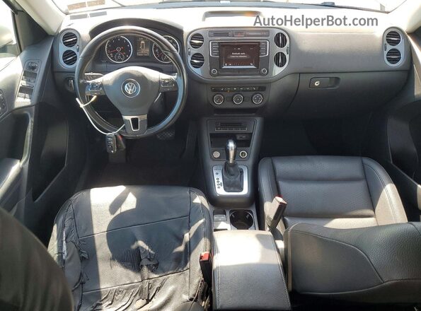 WVGBV7AX4GW555132 2016 VOLKSWAGEN TIGUAN Серебряный Вид щитка приборов