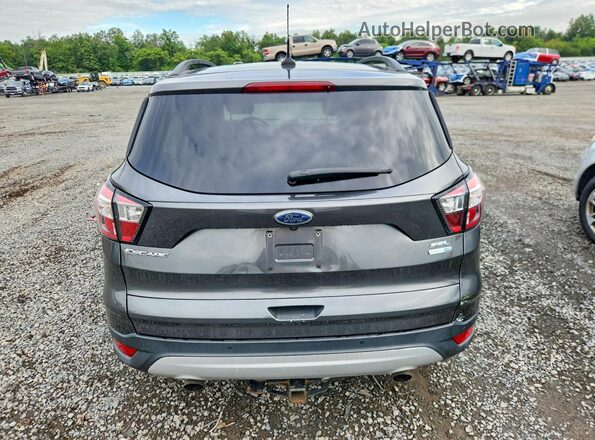 1FMCU9HD5JUB94852 2018 FORD ESCAPE Gray Вид салону спереду