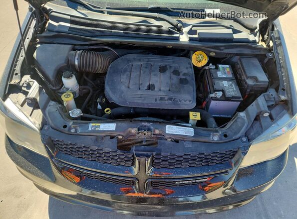 2C4RDGEGXKR595782 2019 DODGE CARAVAN Black ძრავის განყოფილების ხედი