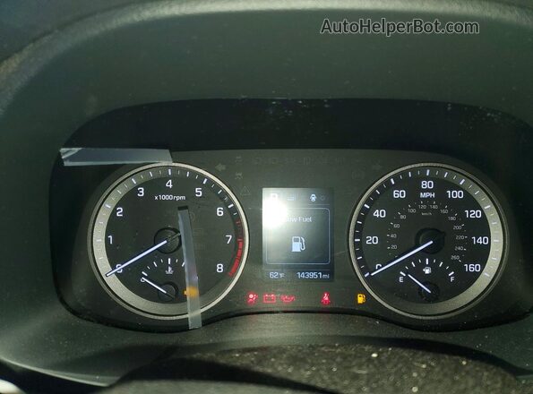 KM8J3CA48JU604903 2018 HYUNDAI TUCSON Синий Вид задних сидений