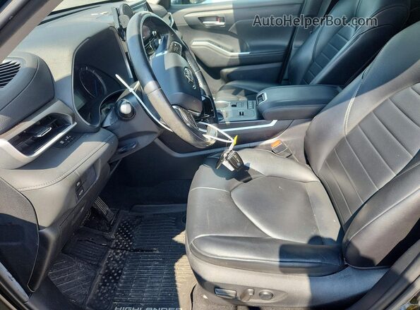 5TDGBRCHXMS514326 2021 TOYOTA HIGHLANDER Black Dashboard view