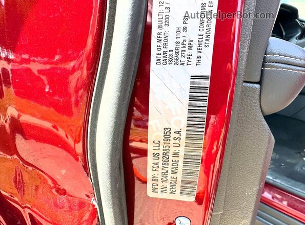 1C4RJYB62R8519053 2024 JEEP GRAND Red Vista interior trasera