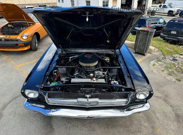 5F07C703560 1965 FORD MUSTANG Black Vista interior delantera
