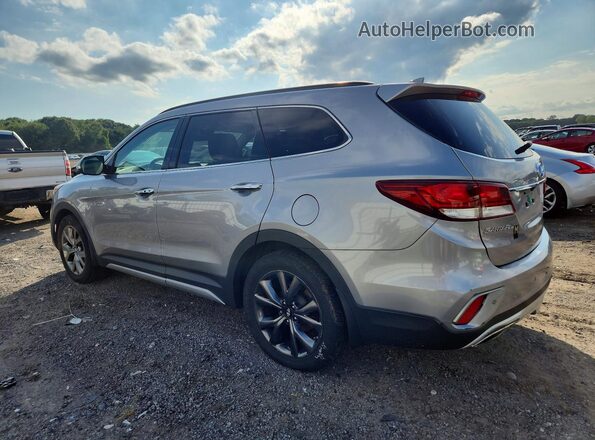 KM8SRDHF8HU179872 2017 HYUNDAI SANTA Серебряный Задняя правая четверть
