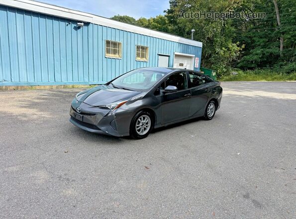 JTDKBRFU6G3013653 2016 TOYOTA PRIUS Charcoal Հետևի աջ