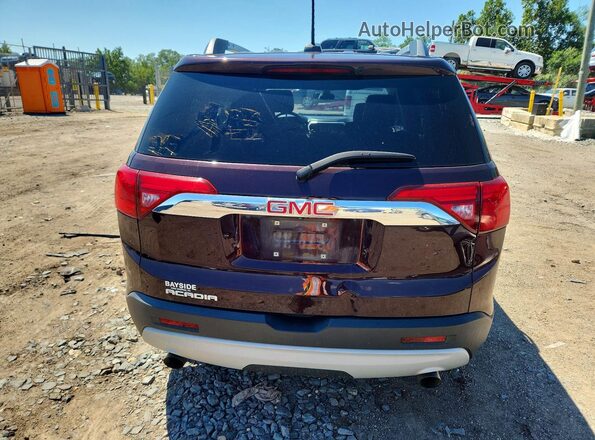1GKKNLLS2HZ233883 2017 GMC ACADIA Maroon Front interior view