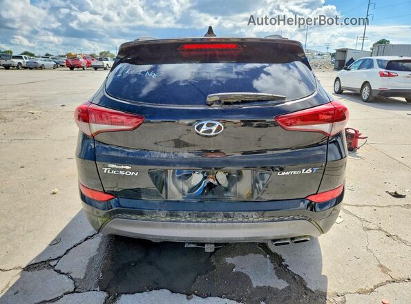 KM8J33A2XGU200296 2016 HYUNDAI TUCSON Black წინა სალონის ხედი