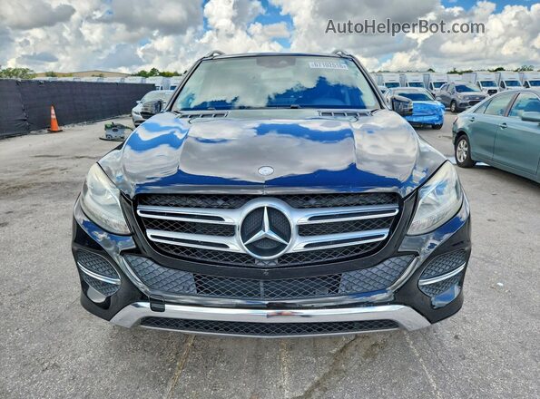 4JGDA5JB9GA622947 2016 MERCEDES-BENZ GLE Black Widok z tyłu